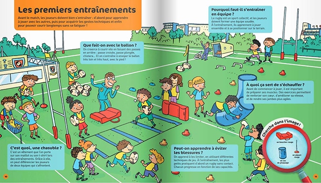 livre enfant sur le rugby