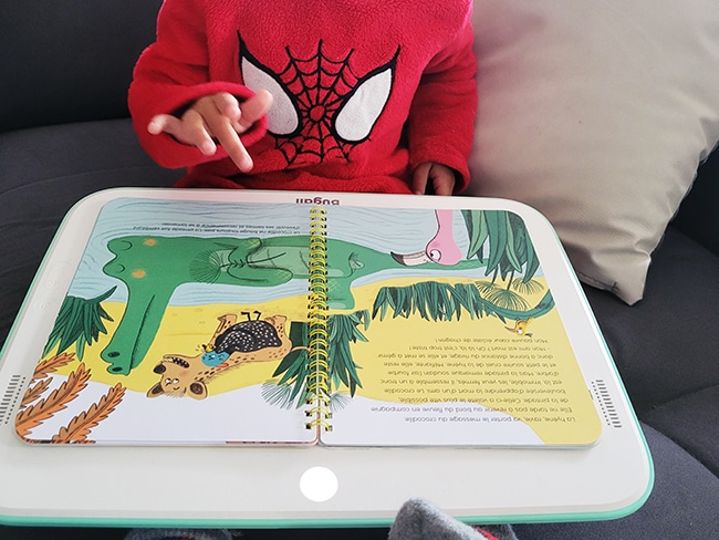 Bugali, console de lecture sensorielle sans écran pour les 3-7 ans