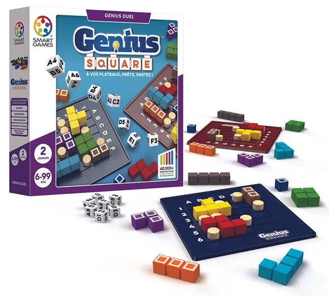 jeu de société à deux genius square smartgames