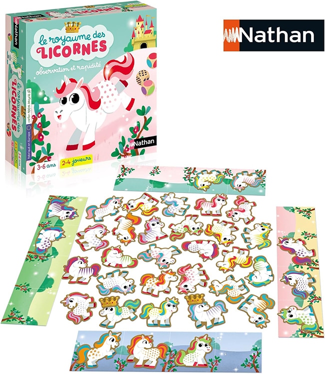 nathan jeux maternelle le royaume des licornes