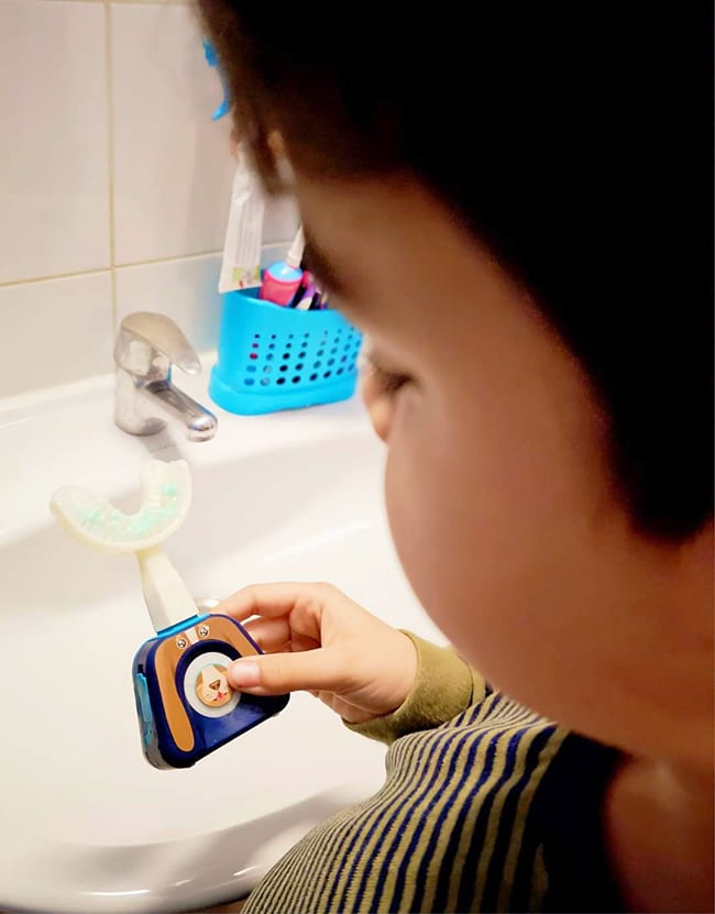 brosse à dents électrique enfant autiste