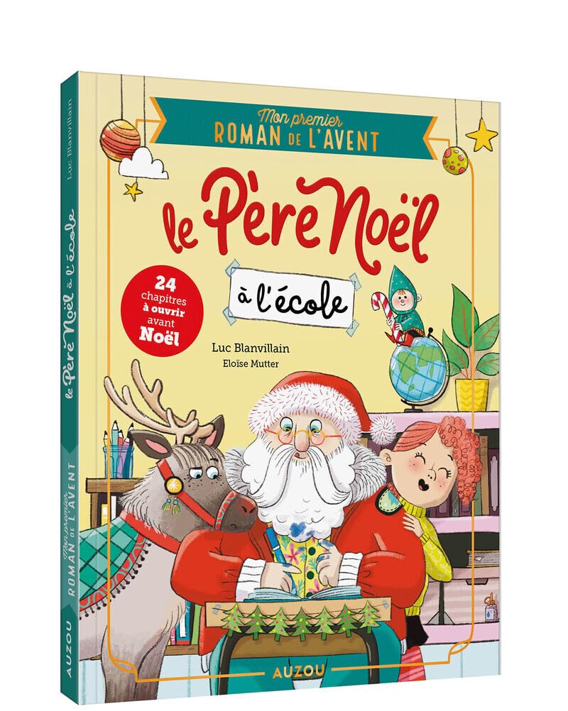mon premier roman de l'avent le père noel à l'école avis