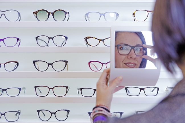 Support pour lunettes en forme d'âne