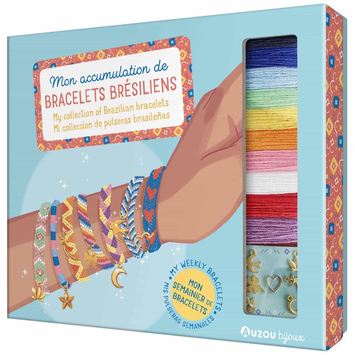 kit créatif enfant bracelets brésiliens