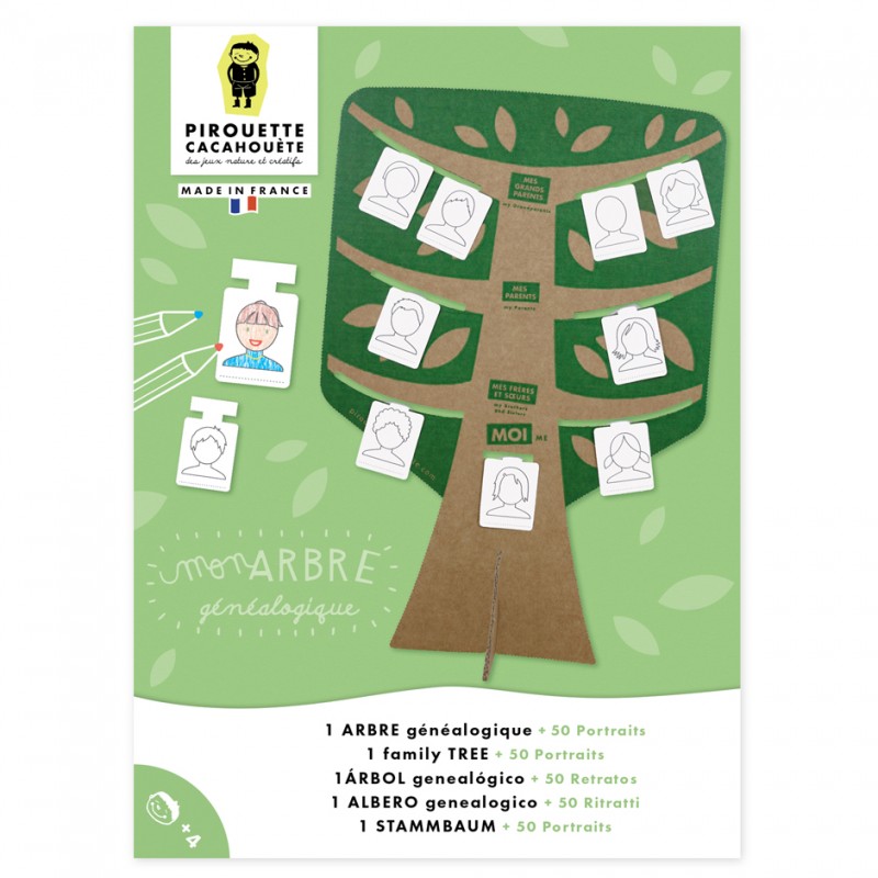 kit créatif arbre genealogique enfant
