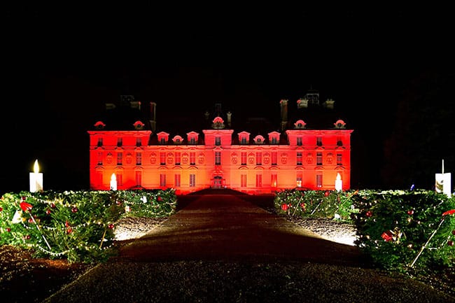 illuminations de Noël château de Cheverny