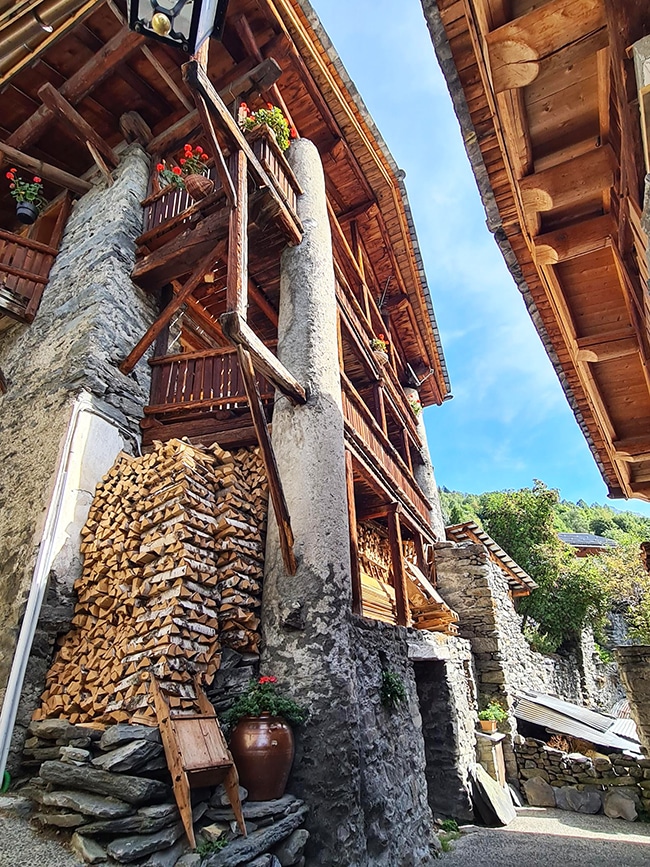 hameau du Miroir commune de Sainte Foy Tarentaise