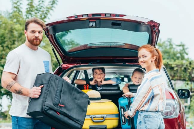 vacances en famille en voiture