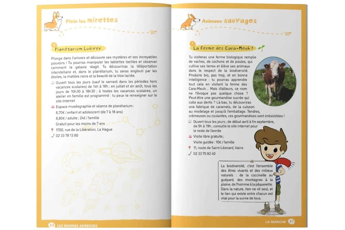 guide touristique adresses kids friendly