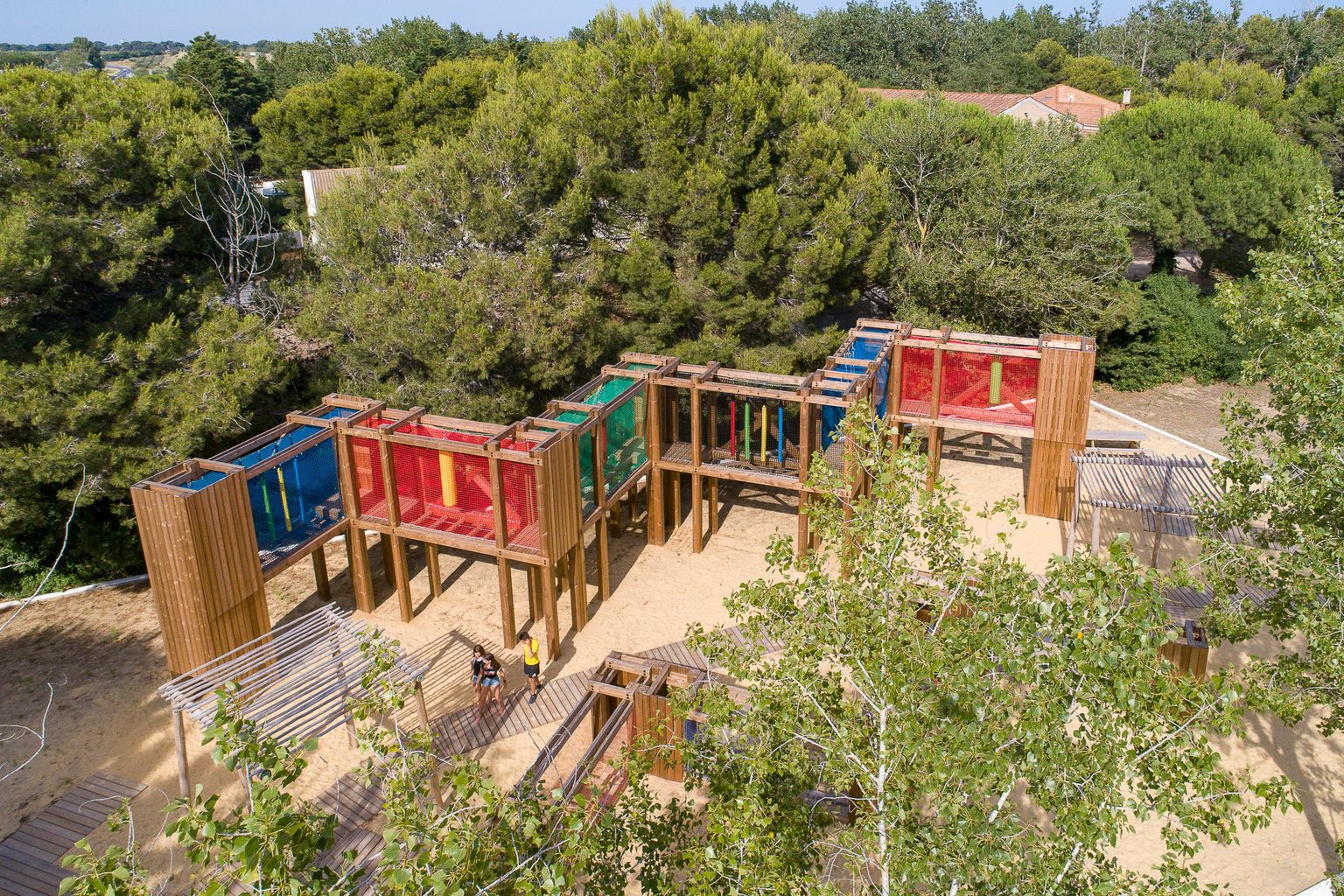 camping vendres plage avec club ado