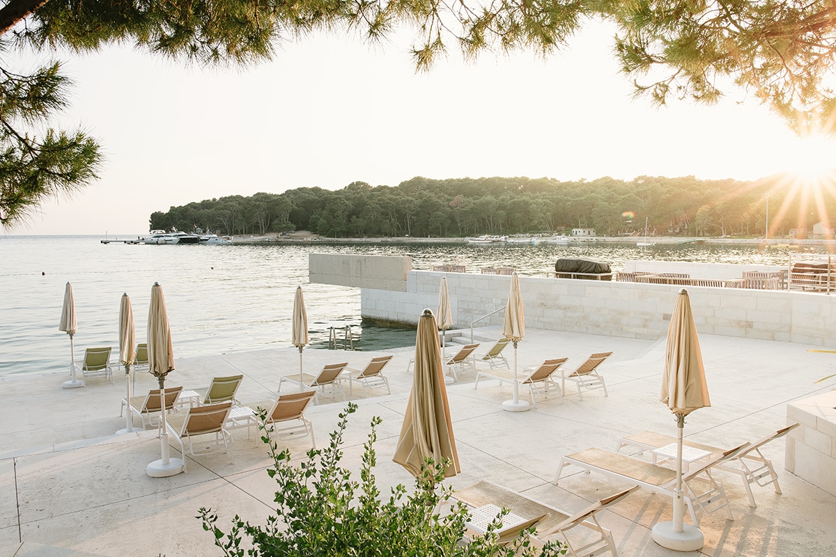  île de losinj hotel plage privée