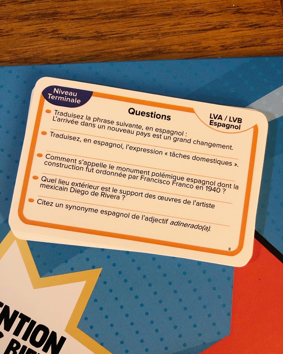jeu pour faire réviser le bac terminale
