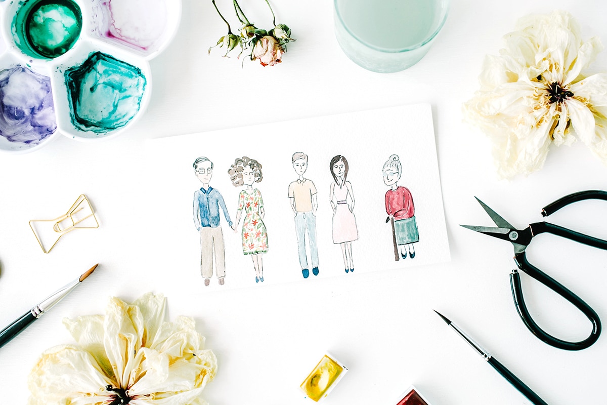 peinture aquarelle diy