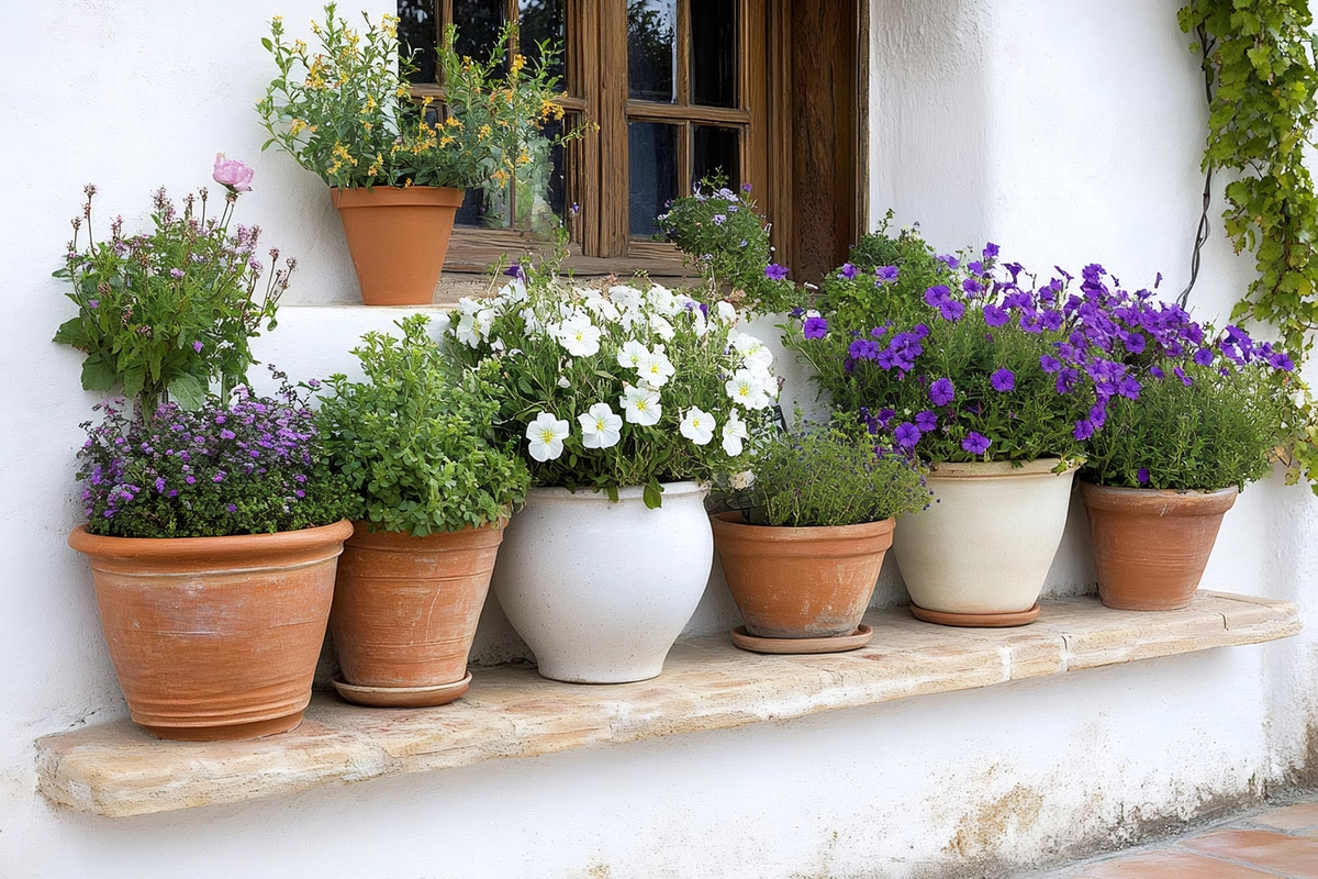 quelles fleurs planter dans ses jardinières l'été