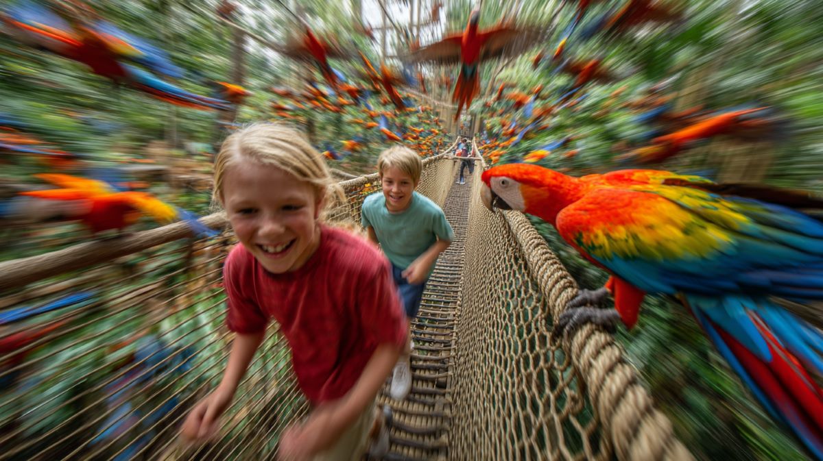 parc animalier perroquets