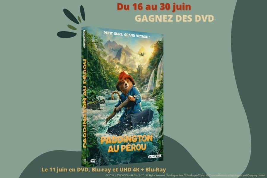 concours Paddington au Pérou DVD Mafamillezen