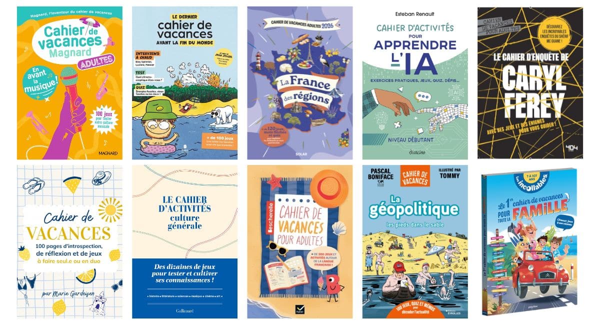 cahier de vacances adultes 2026