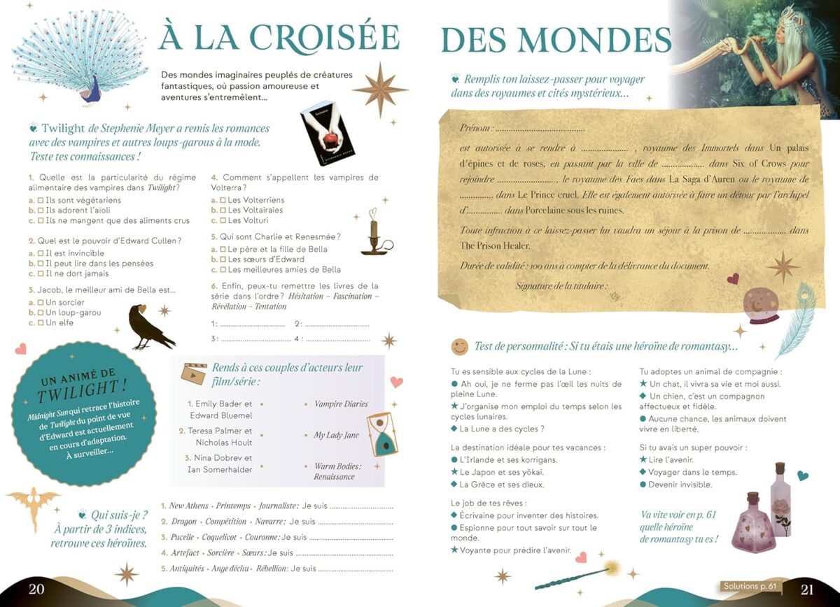 cahier de vacances pour adultes litterature