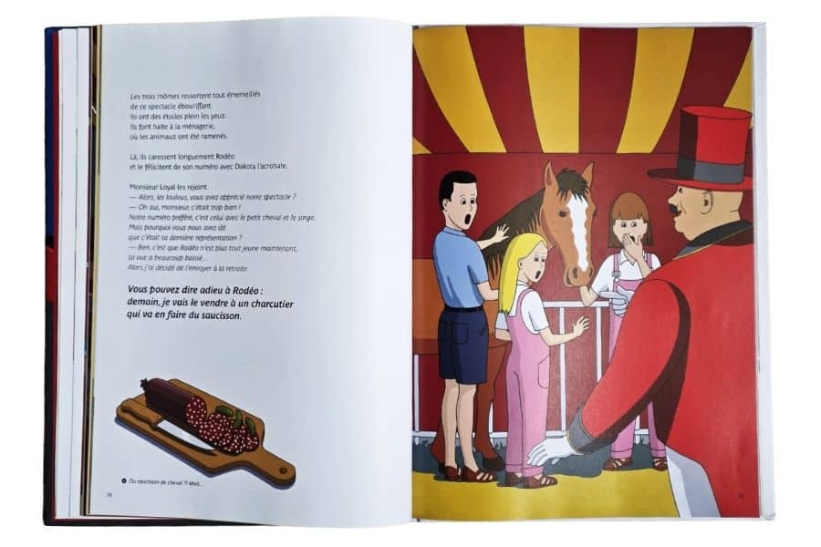 histoire pour sensibiliser à l'utilisation des animaux au cirque
