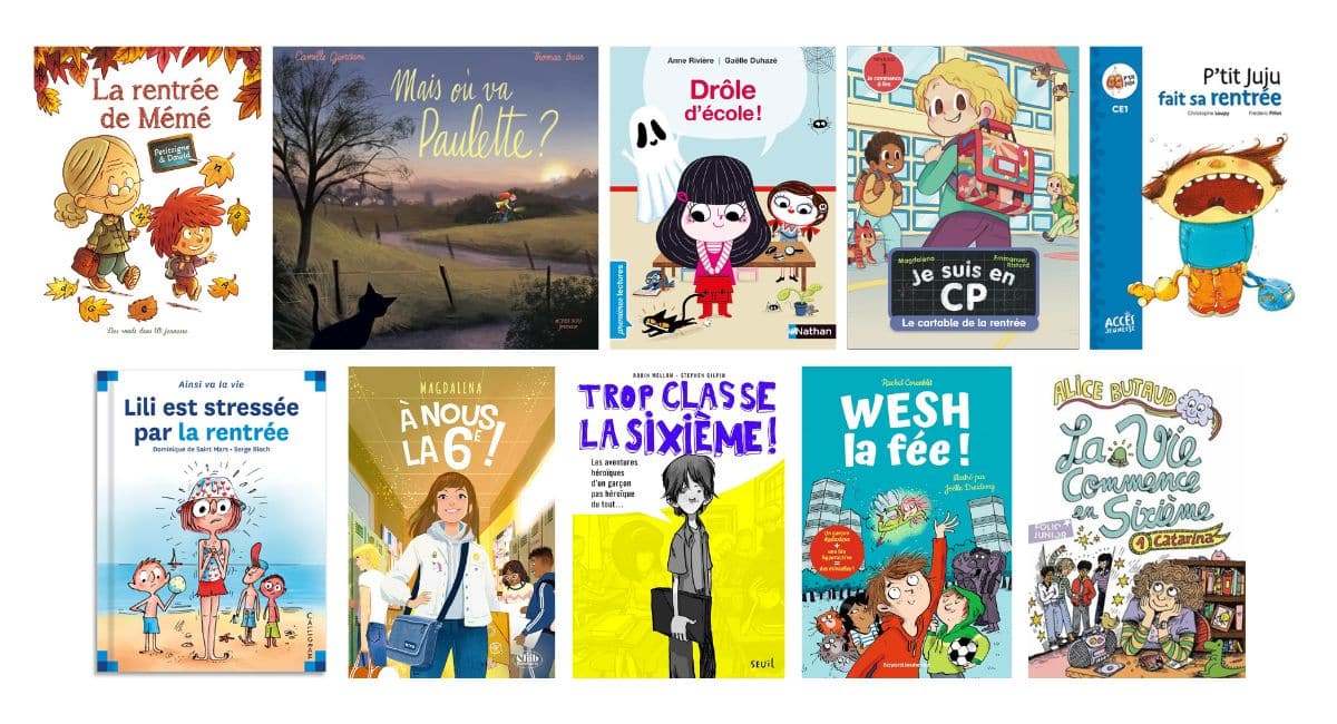 livres jeunesse rentrée scolaire joyeuse