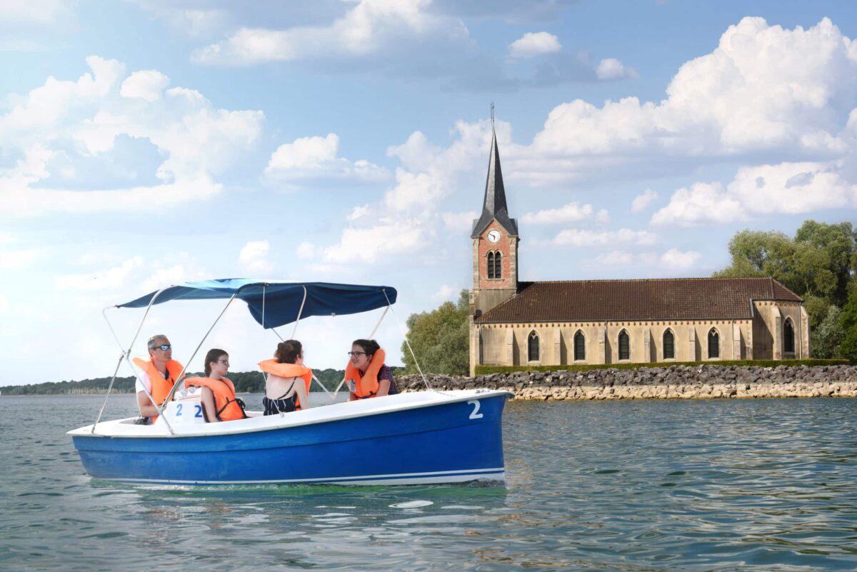 location bateau électrique lac du der