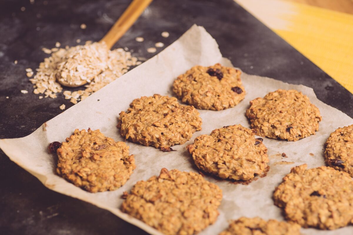 recette cookies protéinés cacahuète flocons d'avoine