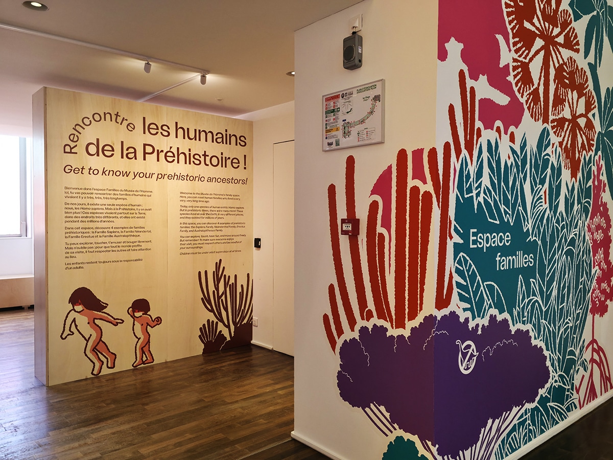 musée de l'homme en famille