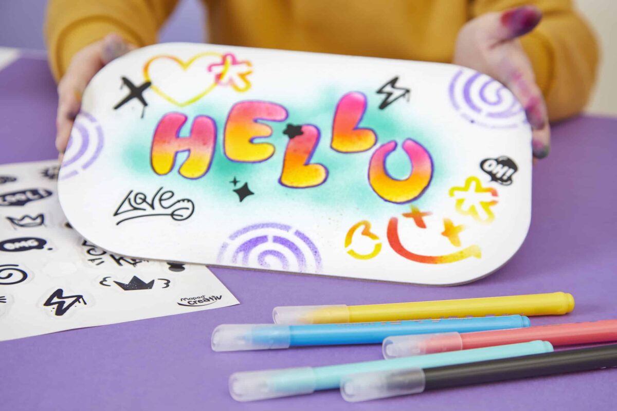 kit creatif spray electronique enfant