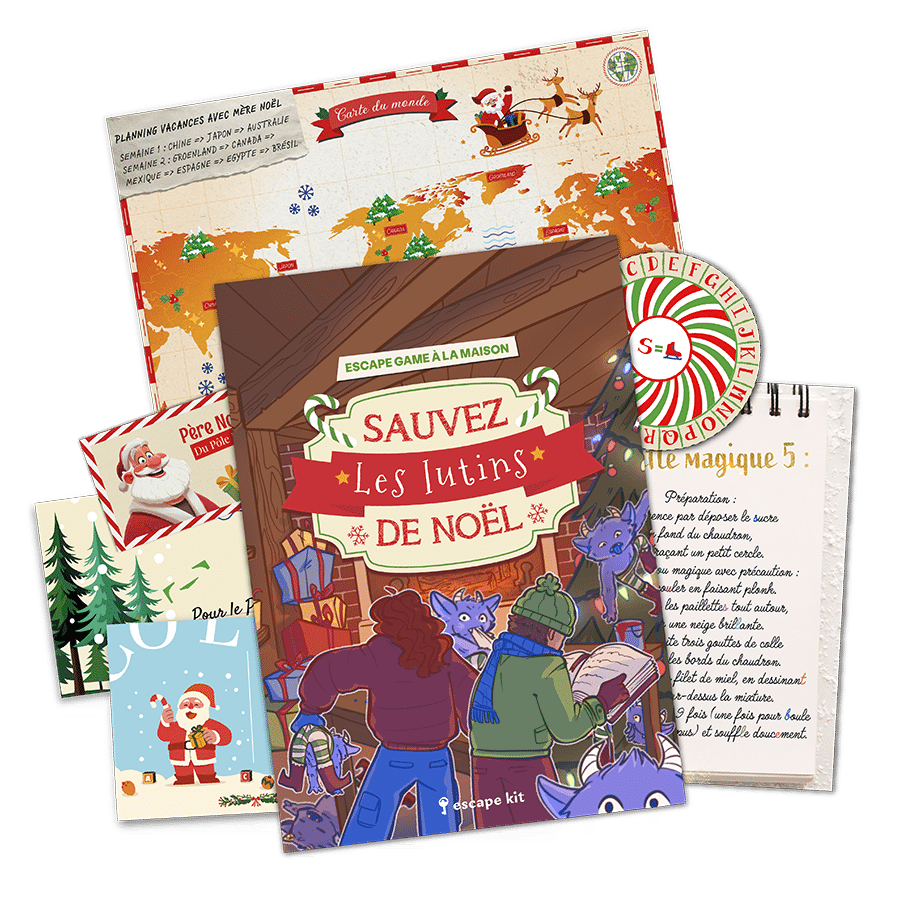 escape game à la maison de noel