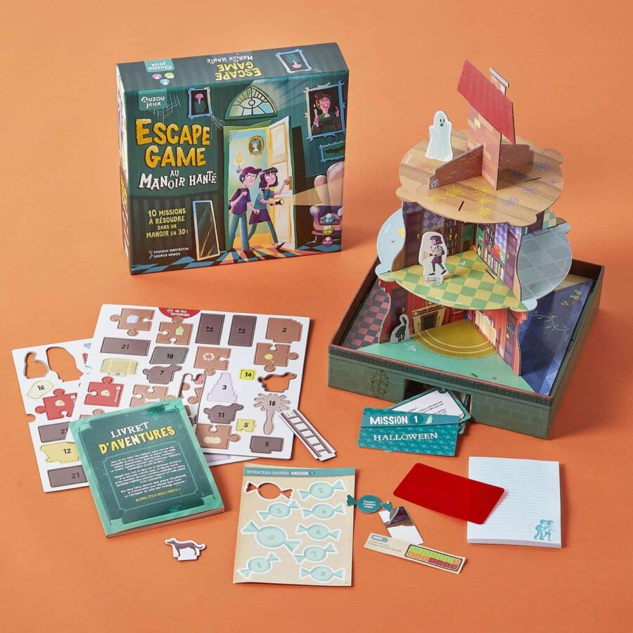 jeu escape game enfant halloween