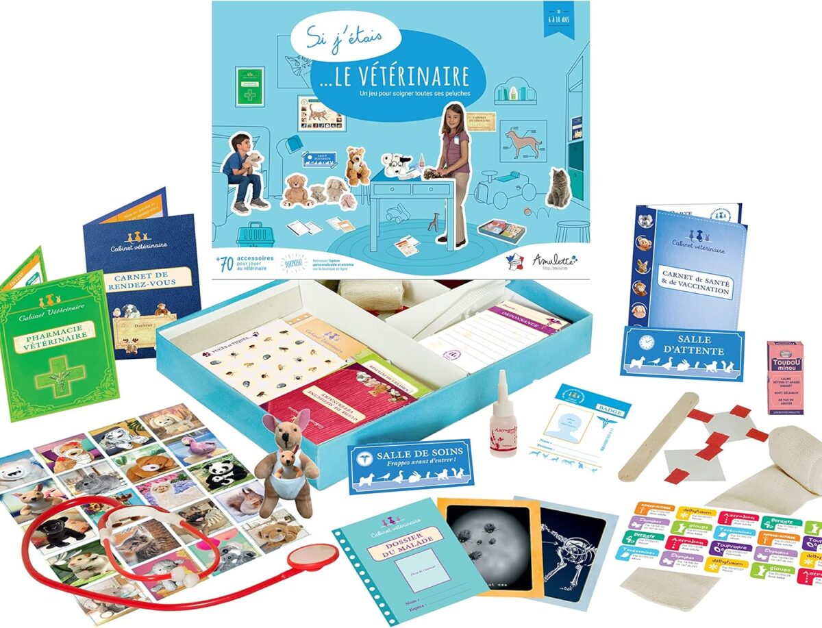 kit enfant pour jouer au vétérinaire
