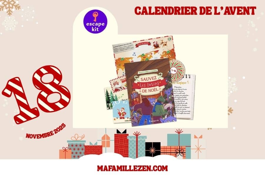 calendrier de l'avent mafamillezen J18