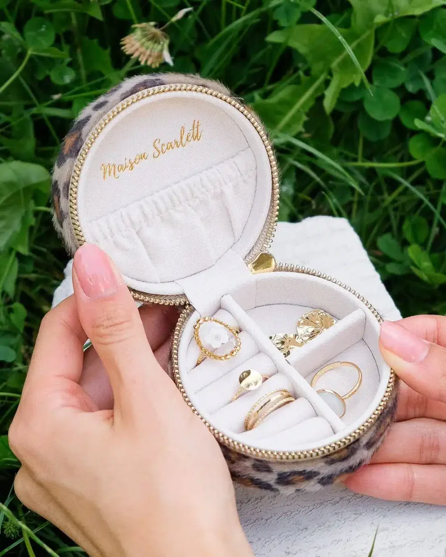 boite a bijoux leopard