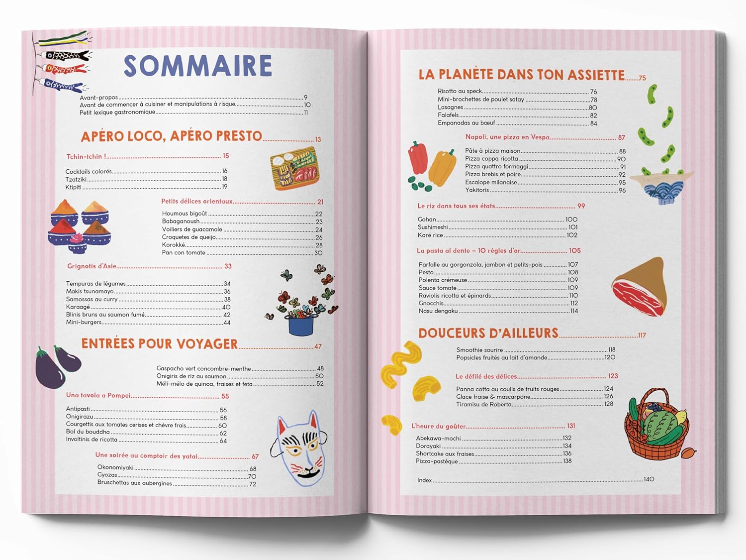 livre de recettes du monde pour enfants