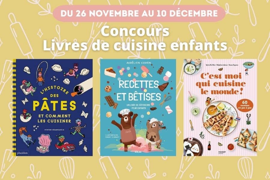 concours livres de cuisine enfants mafamillezen