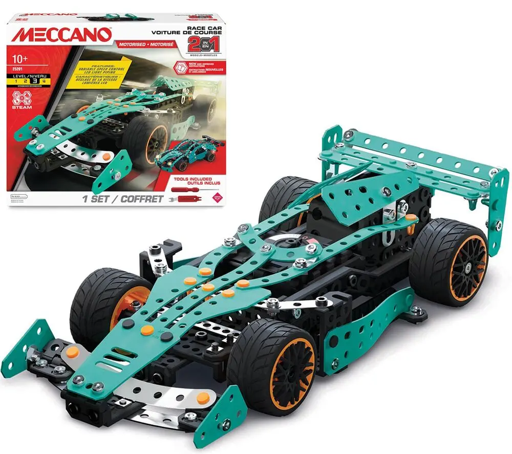 meccano voiture de course 2 en 1 age