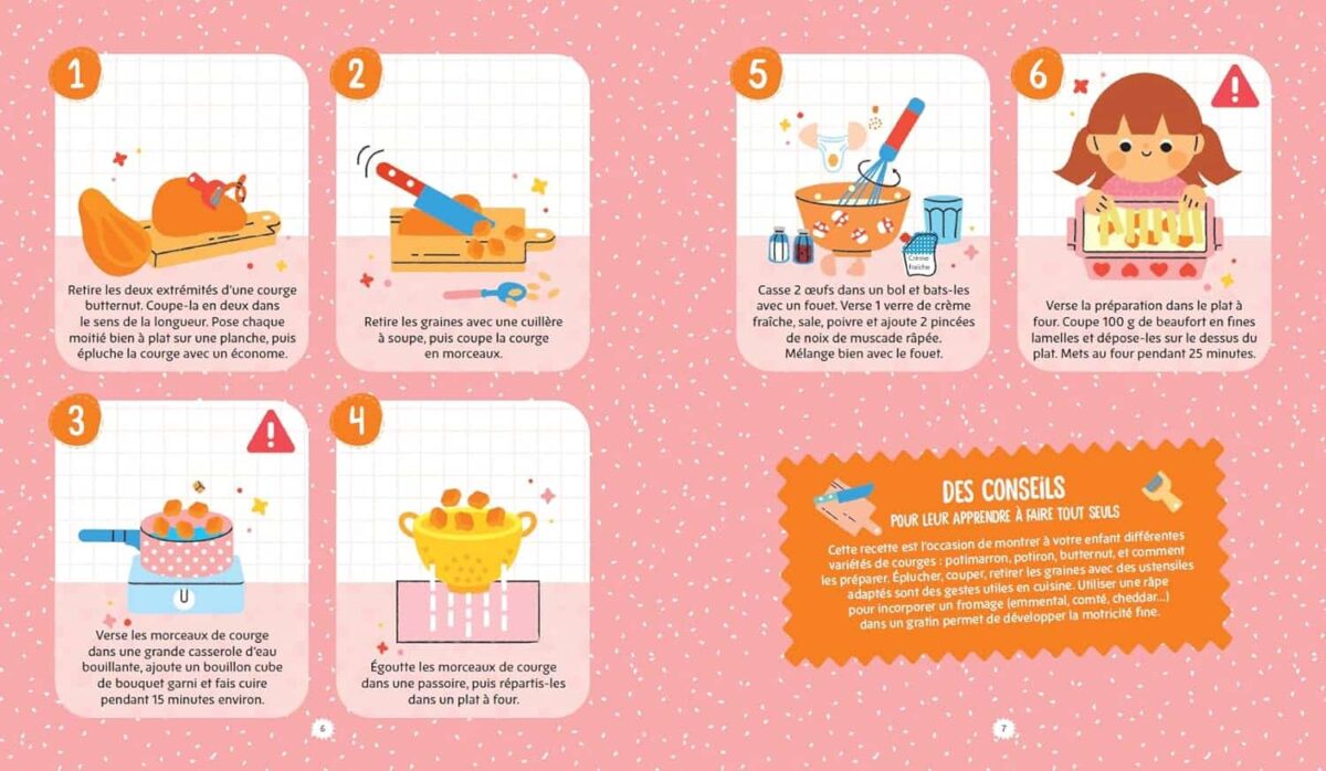 premier livre de cuisine pour enfant