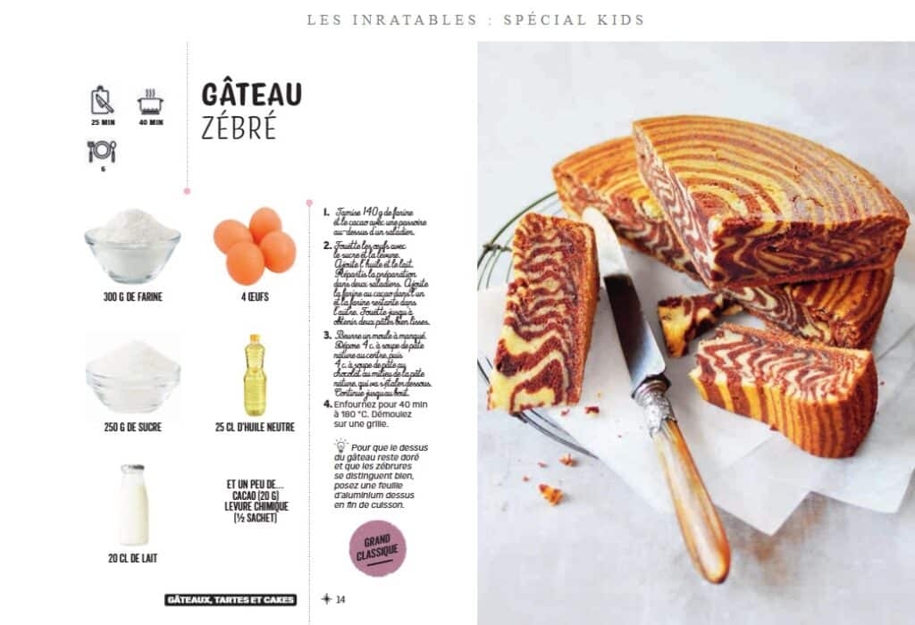 Les inratables recettes enfants