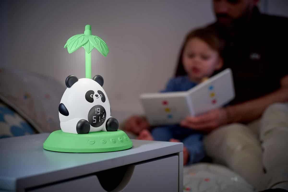 réveil veilleuse enfant panda