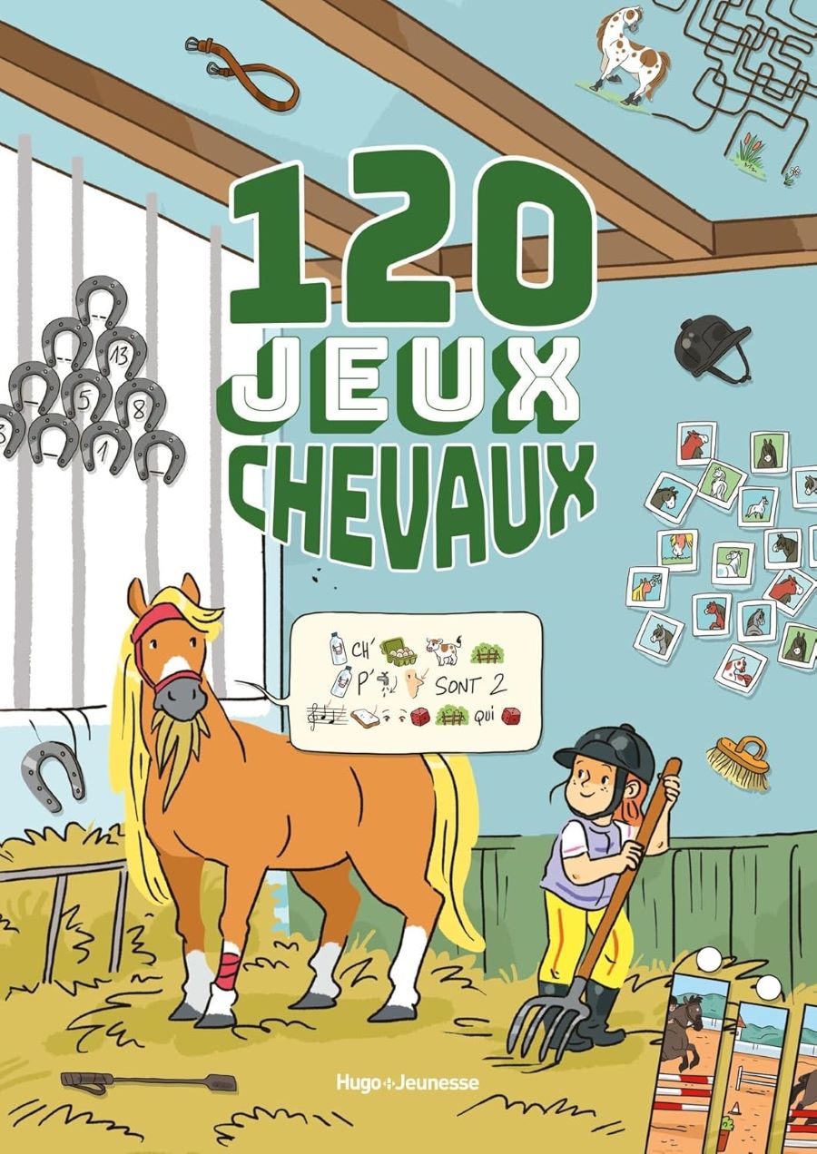 cahier de jeux sur les chevaux