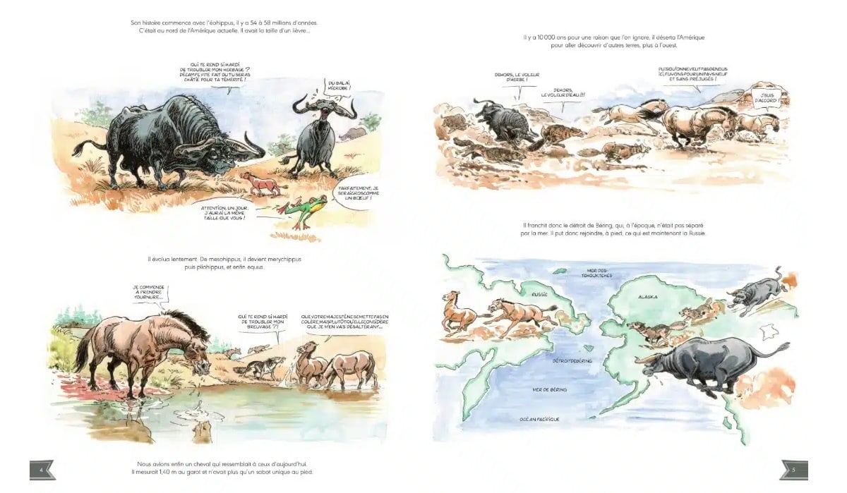 bd sur l'histoire du cheval