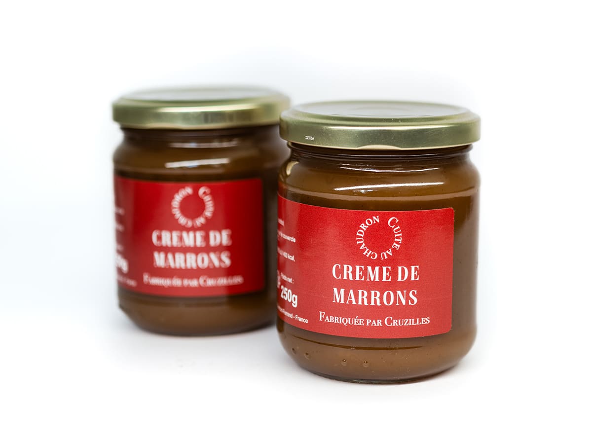 crème de marrons artisanale au chaudron