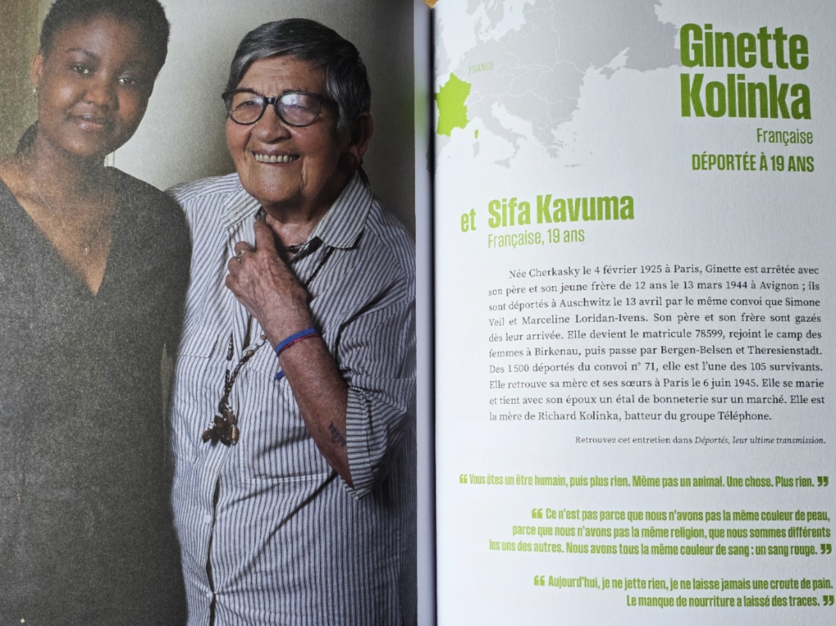 livre sur rescapés d'Auschwitz