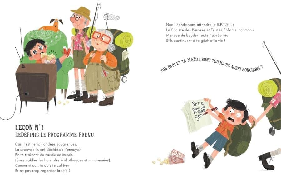 livre enfant relations grands parents petit fils