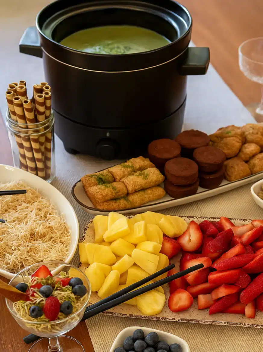 recette fondue au chocolat blanc originale