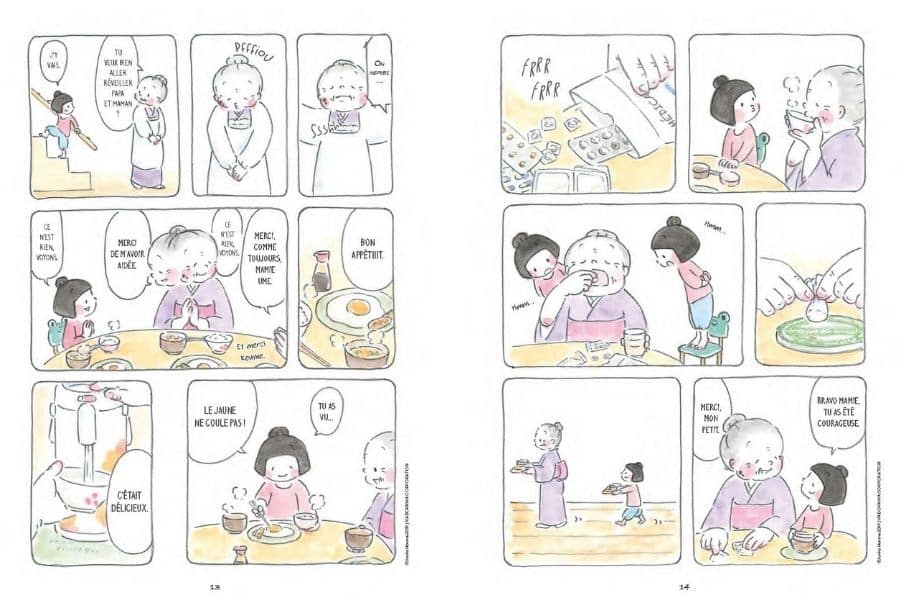 relation avec grand mere livre enfant