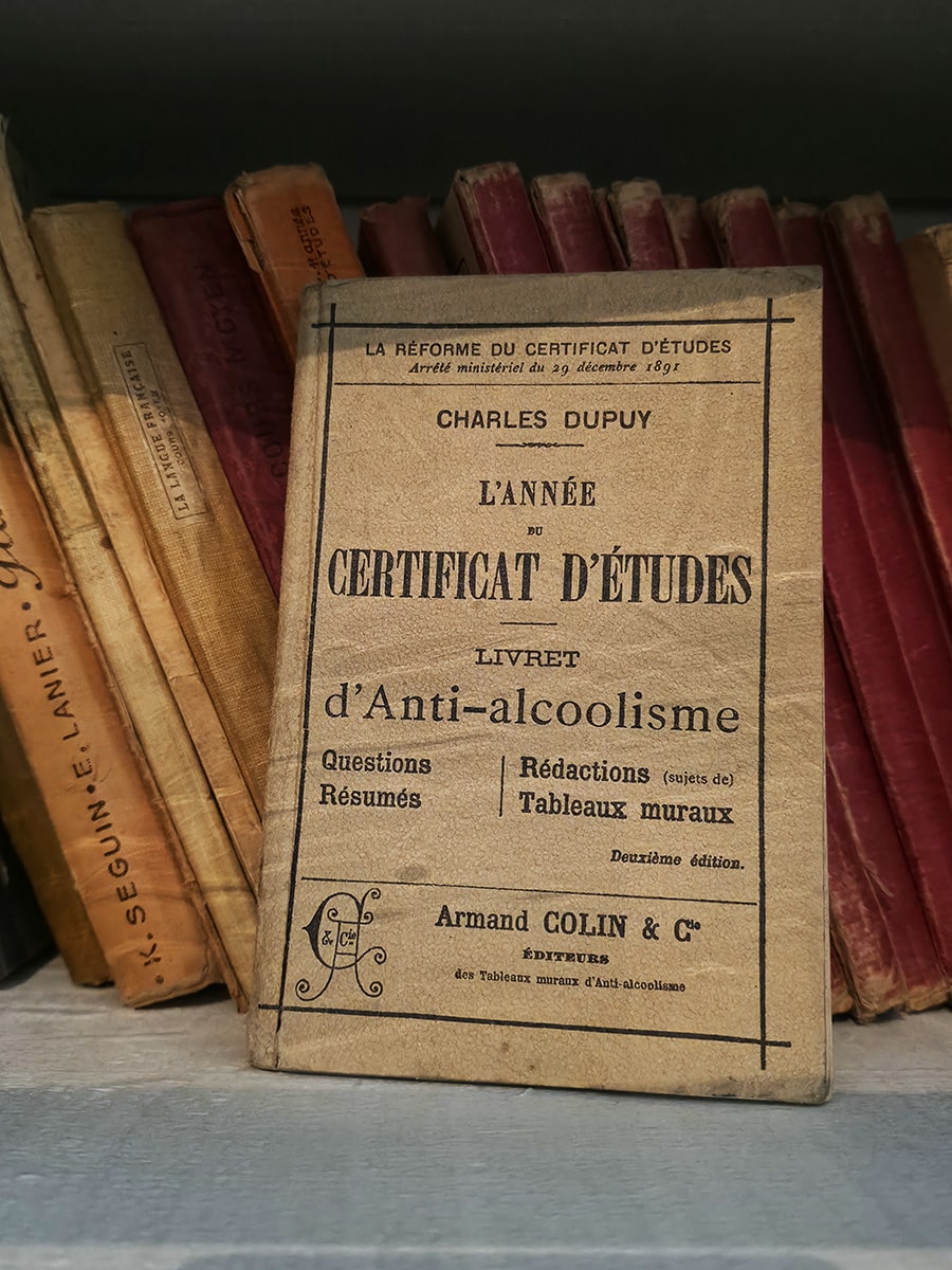 livret anti alcoolisme musée du revermont