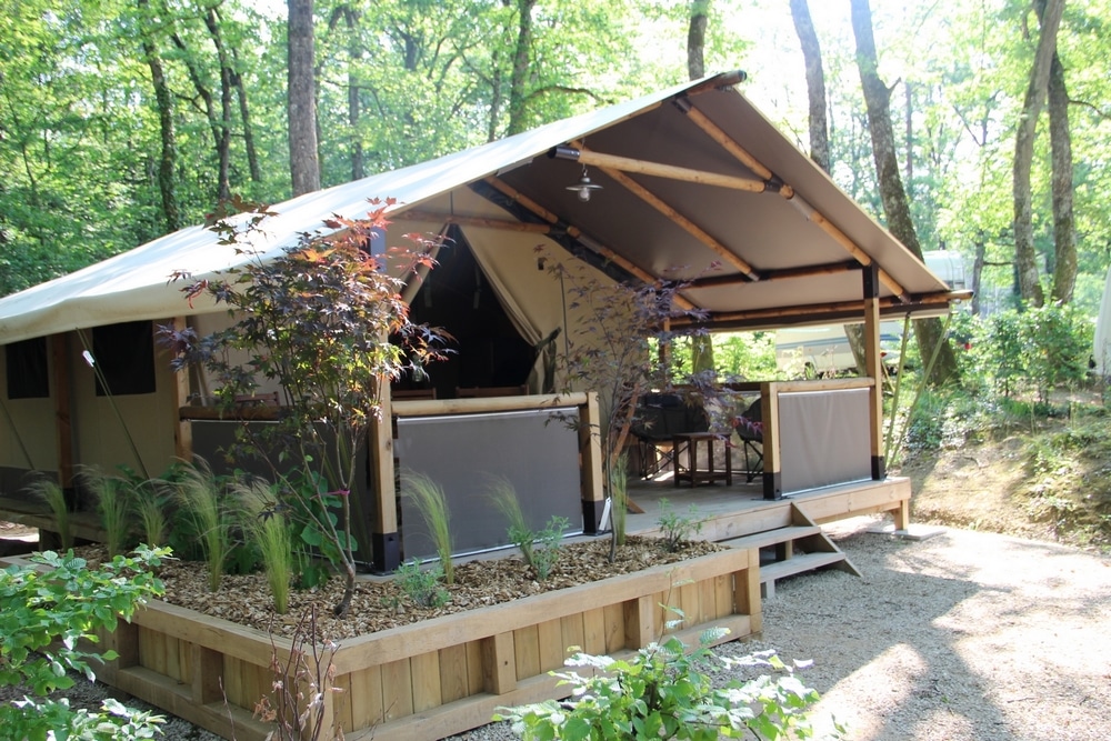 Lodge familial camping La Grange du Pin