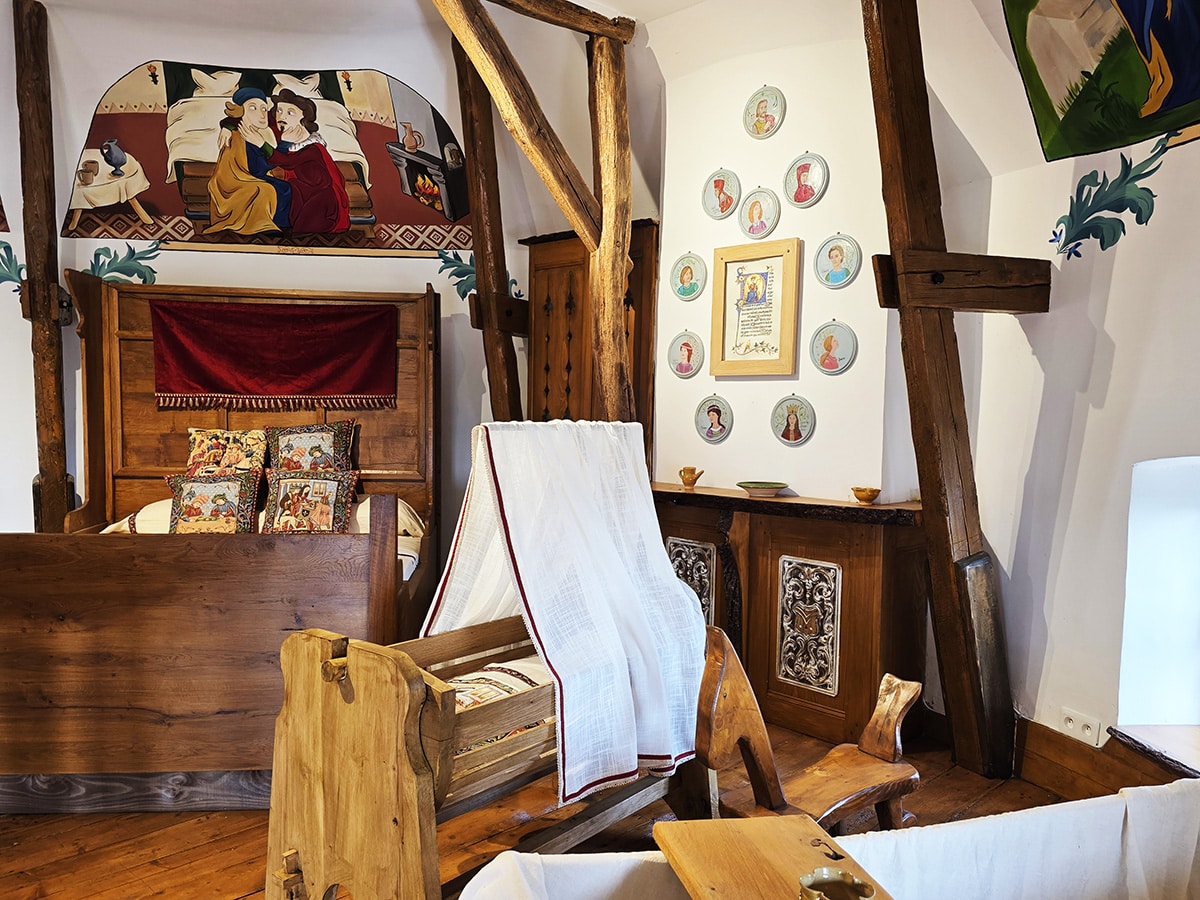 visite scénarisée tour chateau de trefford chambre