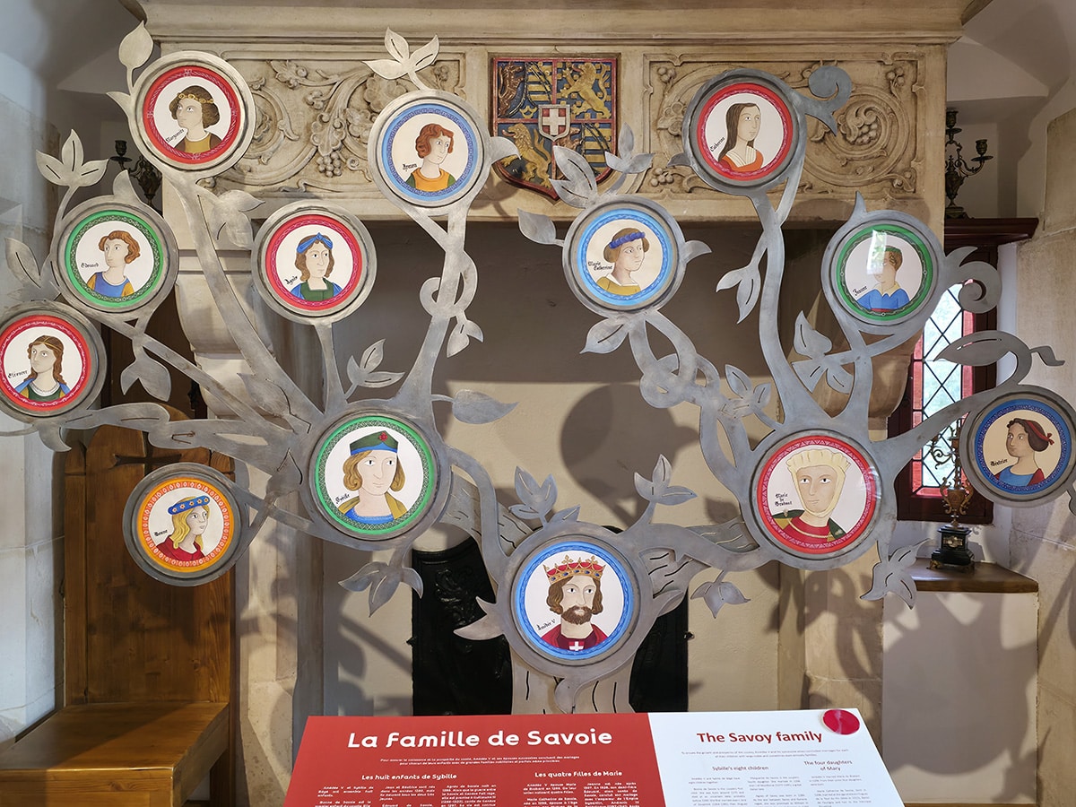 arbre généalogique famille de savoir chateau de trefford